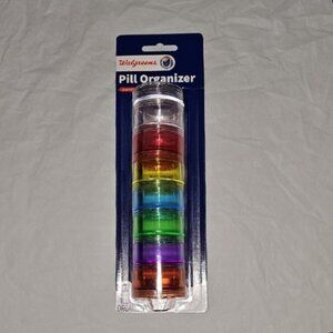 Walgreens 7 Day Stackable Pill Reminder New